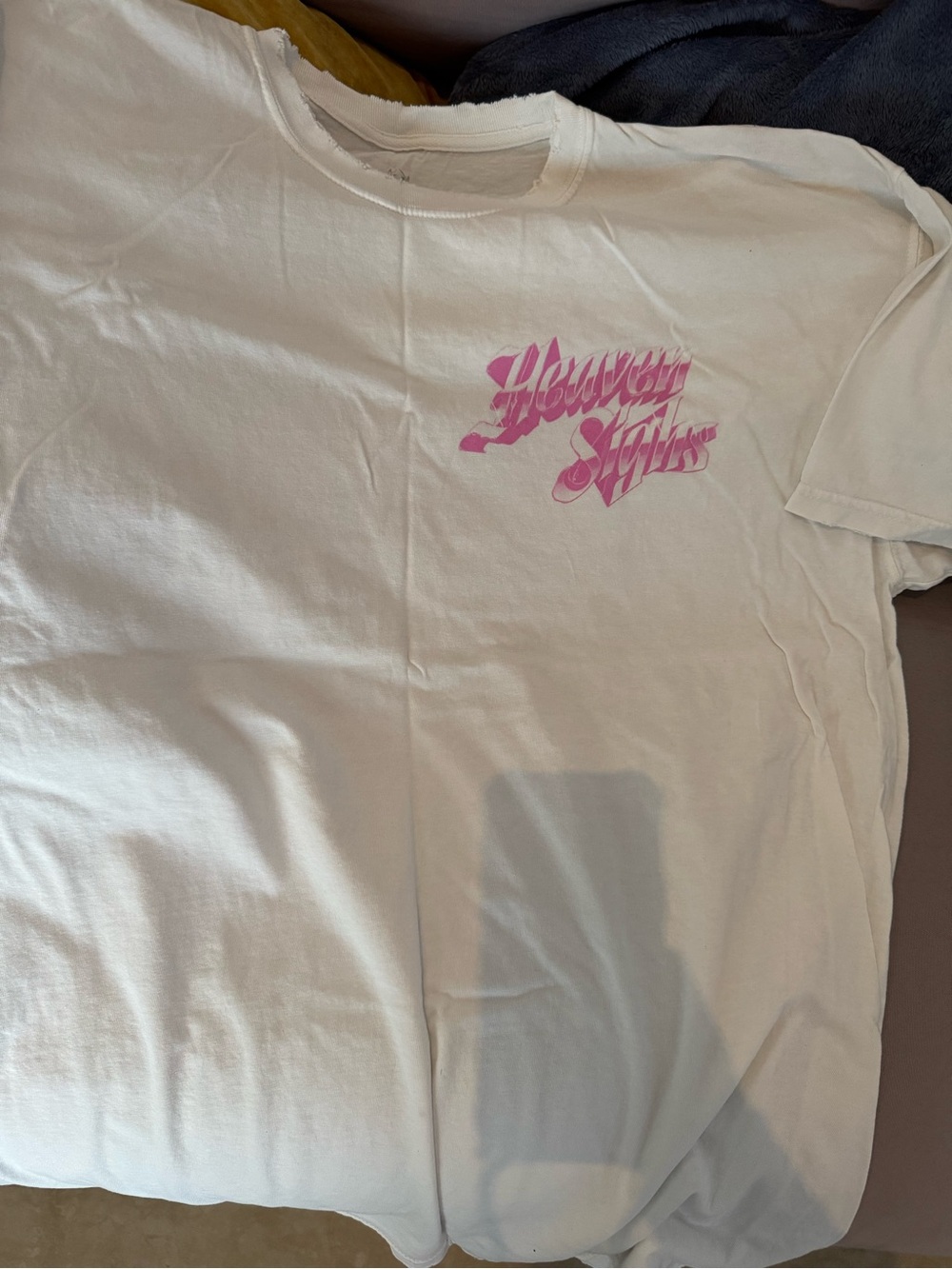 Boys Lie White Tee with Pink Logo